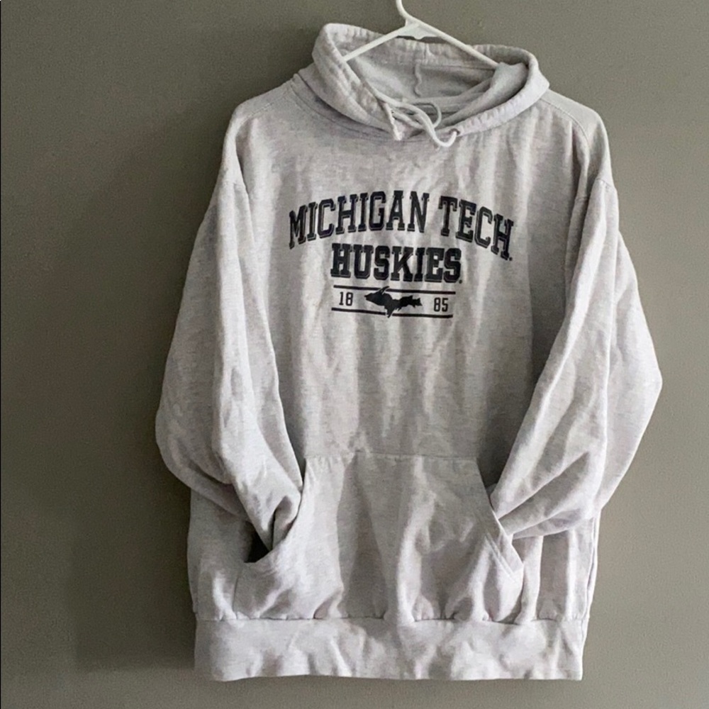 Michigan Tech lightweight hooded sweatshirt